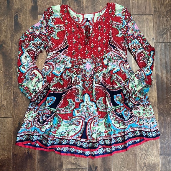 Altar'd State Paisley Print Dress Sz S - Picture 2 of 7